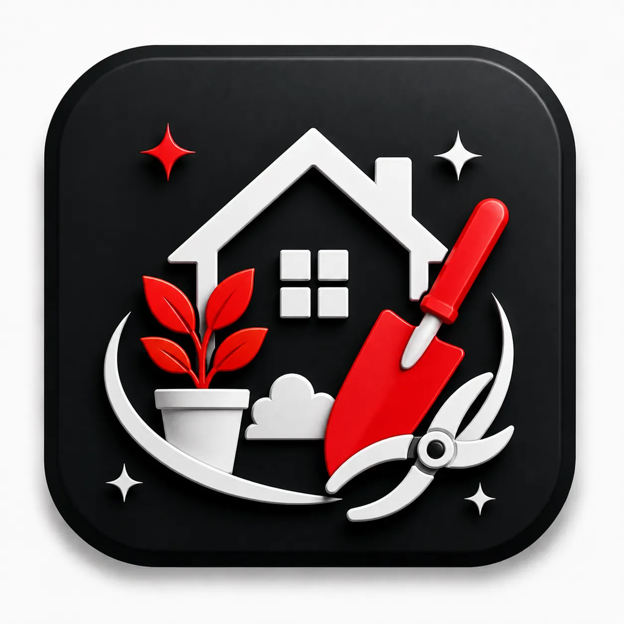 Landscaping & Gardening Service Icon