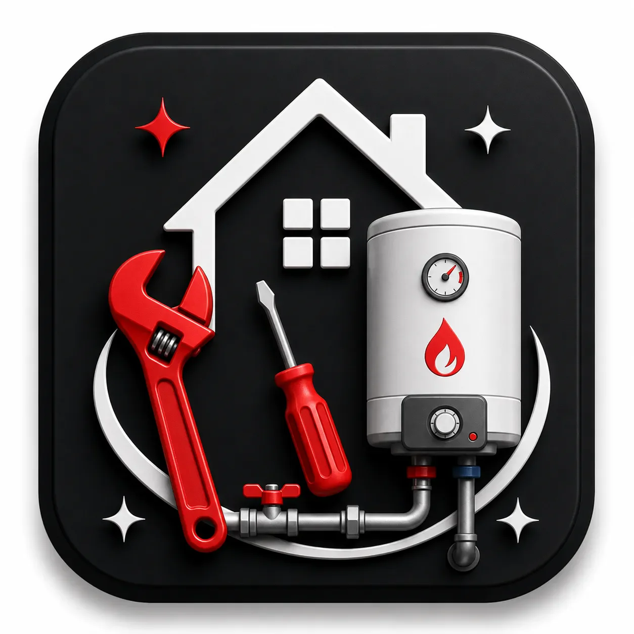 Water Heater Repair & Maintenance Service Icon
